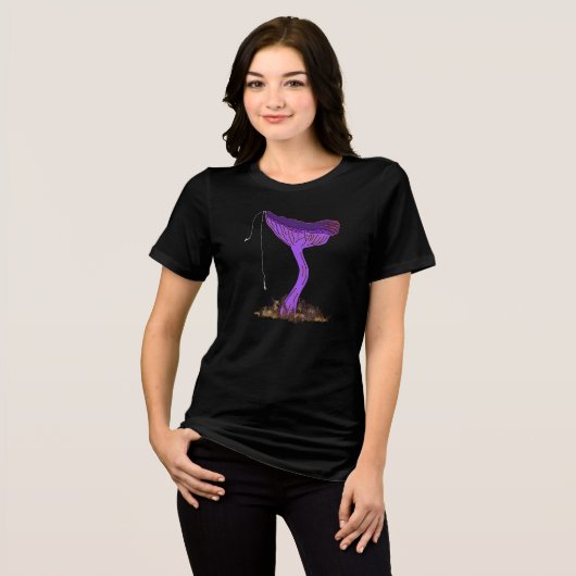 Bungee Jumping Amethyst Deceiver Mushroom Tri-Blend Shirt (Vorderseite voll)