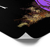 Bungee Jumping Amethyst-Täuschling-Pilz Poster (Ecke)