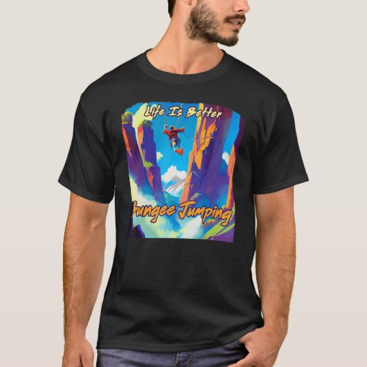 Bungee Jumping Extreme Adventure T-Shirt (Vorderseite)