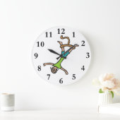 Bungee Jumping Große Wanduhr (Zuhause)