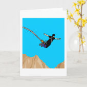 Bungee Jumping Jump to Freedom Karte (Gelbe Blume)