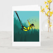 Bungee Jumping Jump to Freedom Karte (Gelbe Blume)