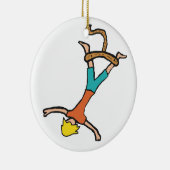 Bungee Jumping Keramik Ornament (Rechts)