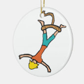 Bungee Jumping Keramik Ornament (Links)