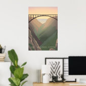 Bungee-Jumping? Lieber nicht Reiseplakat Poster (Heimbüro)