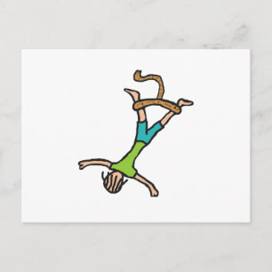 Bungee Jumping Postkarte