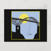 Bungee Jumping Postkarte (Vorderseite)