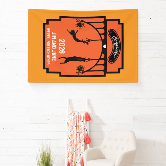 Bungee Jumping Wedding Gift Banner (InSitu)