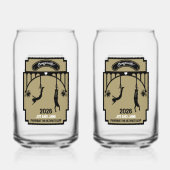 Bungee Jumping Wedding Gift Dosenglas (Rückseite)