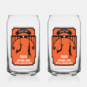 Bungee Jumping Wedding Gift Dosenglas