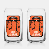 Bungee Jumping Wedding Gift Dosenglas (Rückseite)