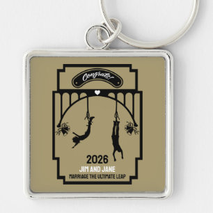 Bungee Jumping Wedding Gift Schlüsselanhänger