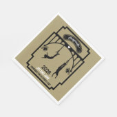 Bungee Jumping Wedding Gift Serviette (Ecke)