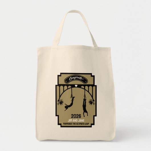 Bungee Jumping Wedding Gift Tragetasche (Vorne)