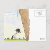 BUNGEE KISS Postcard von Nicole Janes Postkarte (Rückseite)