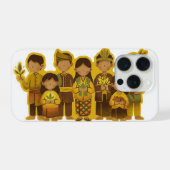 Bunian/Sebabah People iPhone Hülle (Rückseite (Horizontal))