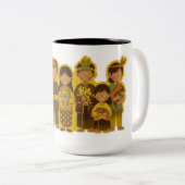 Bunian/Sebabah Volk Zweifarbige Tasse (VorderseiteRechts)