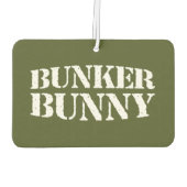 BUNKER BUNNY AUTOLUFTERFRISCHER (Rückseite)