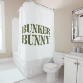 BUNKER BUNNY DUSCHVORHANG (Beispiel)