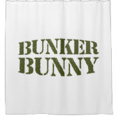 BUNKER BUNNY DUSCHVORHANG (Vorderseite)
