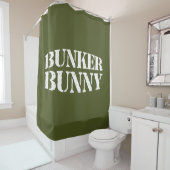 BUNKER BUNNY DUSCHVORHANG (Beispiel)