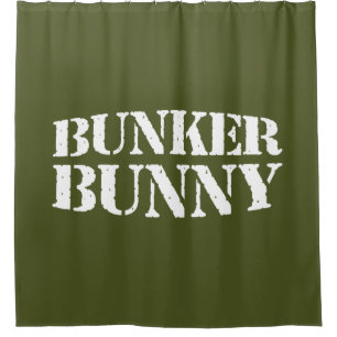BUNKER BUNNY DUSCHVORHANG
