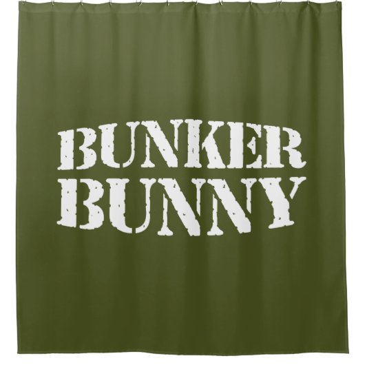 BUNKER BUNNY DUSCHVORHANG (Vorderseite)