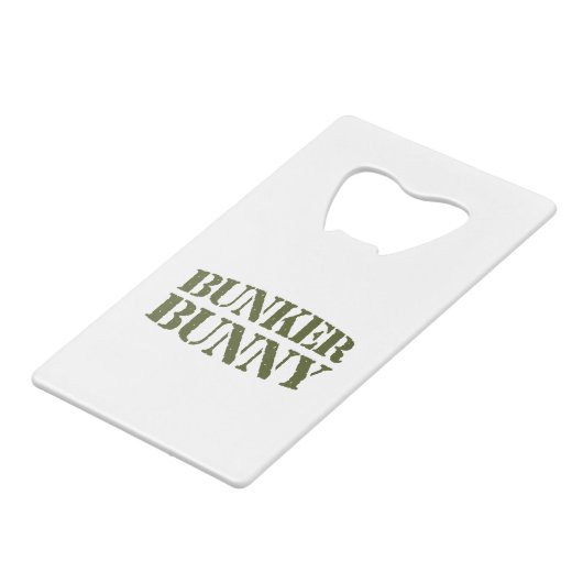 BUNKER BUNNY GELDBEUTEL FLASCHENÖFFNER (Rückseite Schrägansicht)