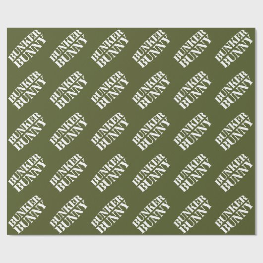 BUNKER BUNNY GESCHENKPAPIER (Flach)