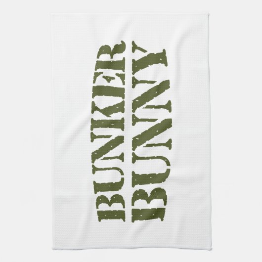 BUNKER BUNNY GESCHIRRTUCH (Vertikal)