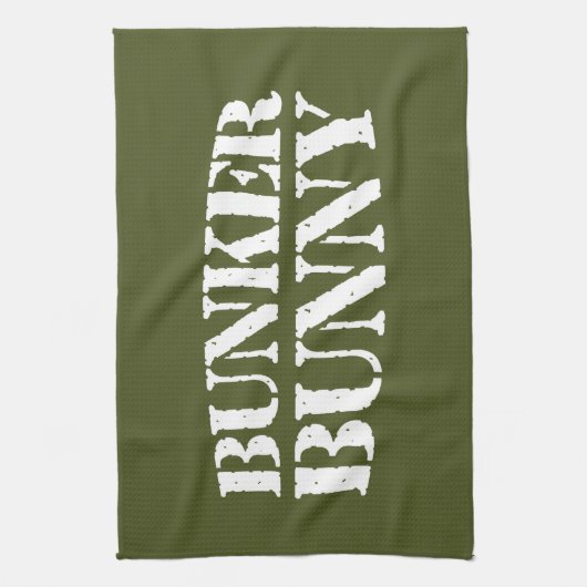 BUNKER BUNNY GESCHIRRTUCH (Vertikal)