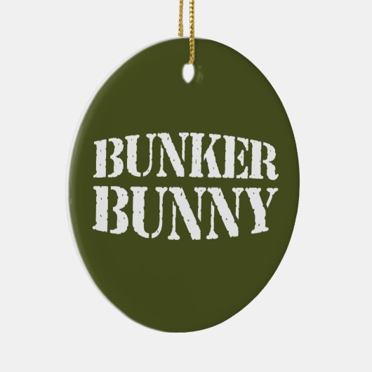 BUNKER BUNNY KERAMIK ORNAMENT (Rechts)