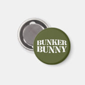 BUNKER BUNNY MAGNET (Vorderseite/Rückseite)