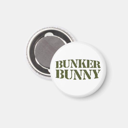 BUNKER BUNNY MAGNET (Vorderseite/Rückseite)