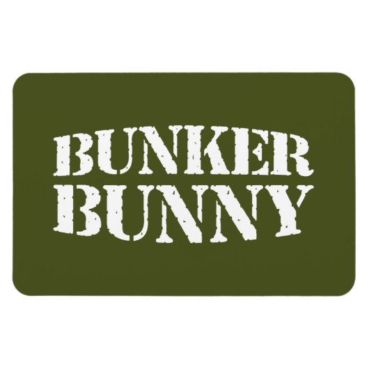 BUNKER BUNNY MAGNET (Horizontal)