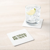 BUNKER BUNNY RECHTECKIGER PAPPUNTERSETZER (Vor Ort)