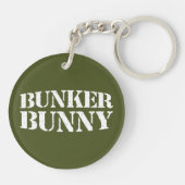 BUNKER BUNNY SCHLÜSSELANHÄNGER (Rückseite)