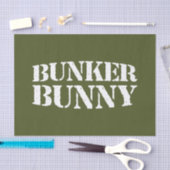 BUNKER BUNNY SEIDENPAPIER (Handwerk)