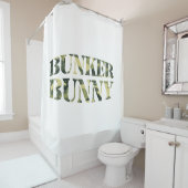 BUNKER CAMOUFLAGE / KAMOUFLAGE DUSCHVORHANG (Beispiel)