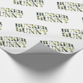 BUNKER CAMOUFLAGE / KAMOUFLAGE GESCHENKPAPIER (Ecke)