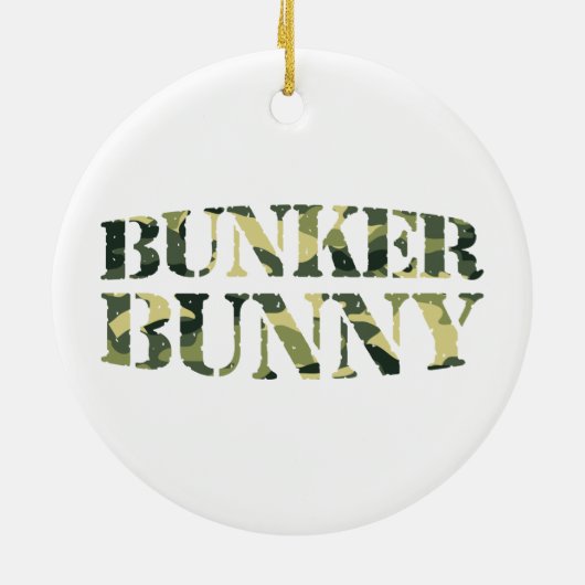 BUNKER CAMOUFLAGE / KAMOUFLAGE KERAMIK ORNAMENT (Hinten)