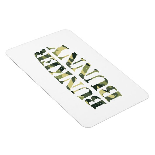 BUNKER CAMOUFLAGE / KAMOUFLAGE MAGNET (Rechte Seite)