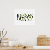 BUNKER CAMOUFLAGE / KAMOUFLAGE POSTER (Küche)