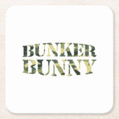 BUNKER CAMOUFLAGE / KAMOUFLAGE RECHTECKIGER PAPPUNTERSETZER (Vorderseite)