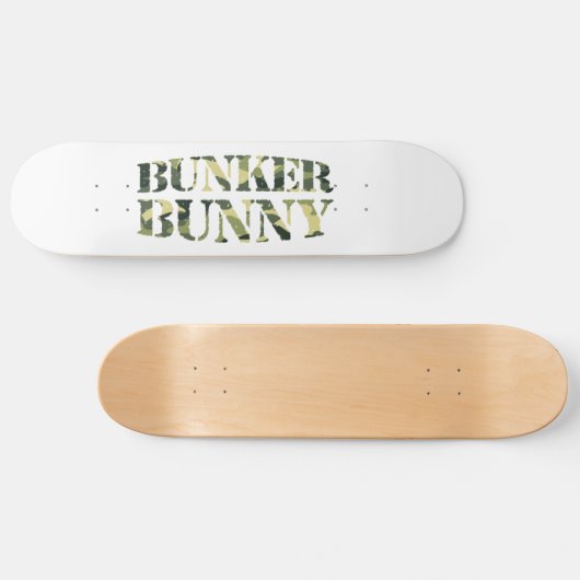 BUNKER CAMOUFLAGE / KAMOUFLAGE SKATEBOARD (Horizontal)