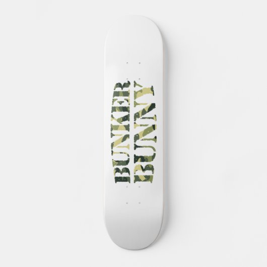 BUNKER CAMOUFLAGE / KAMOUFLAGE SKATEBOARD (Vorderseite)
