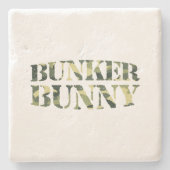 BUNKER CAMOUFLAGE / KAMOUFLAGE STEINUNTERSETZER (Vorderseite)