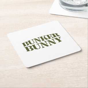 BUNKER HASE RECHTECKIGER PAPPUNTERSETZER