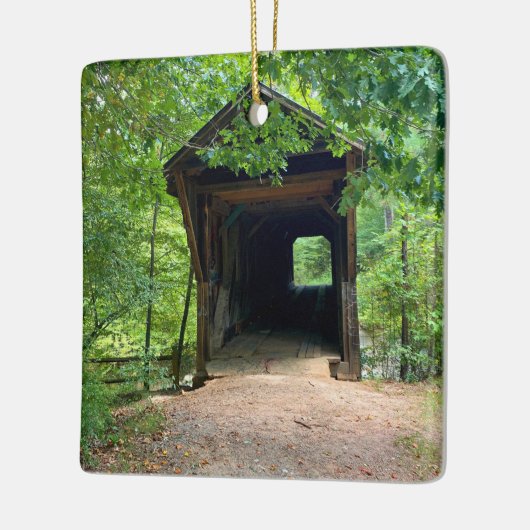 Bunker Hill Covered Bridge Keramikornament (Links)