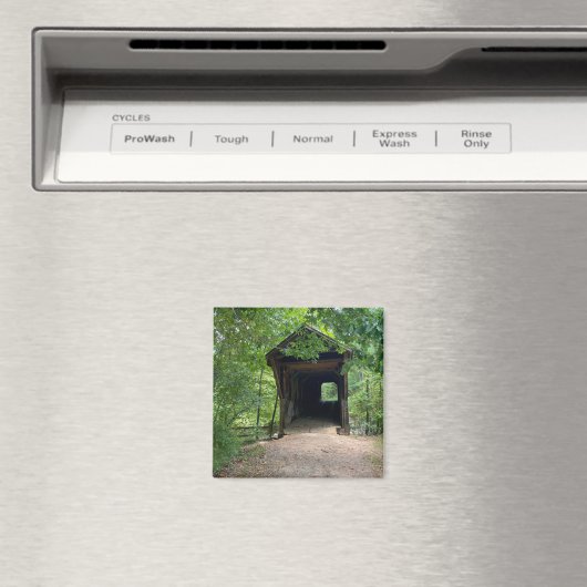 Bunker Hill Covered Bridge Magnet (In Situ (Geschirrspüler))